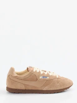 Damen Autry – Sneaker aus Veloursleder beige