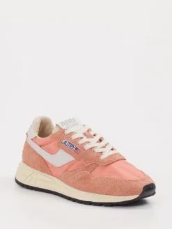 Damen Autry – Sneaker aus Veloursleder und Textil Korallrosa