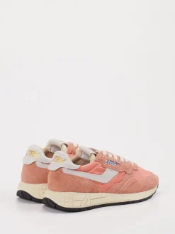Damen Autry – Sneaker aus Veloursleder und Textil Korallrosa