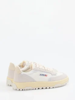 Damen Autry – Sneaker aus Veloursleder und Mesh Beige