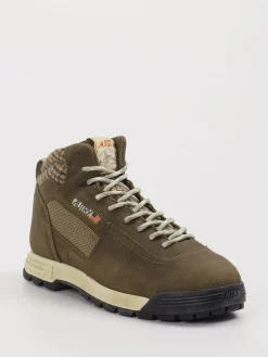 Herren Autry – Sneakerboots aus Veloursleder oliv