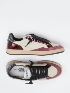 – Sneaker aus Velour- und Glattleder*4B12 Outlet