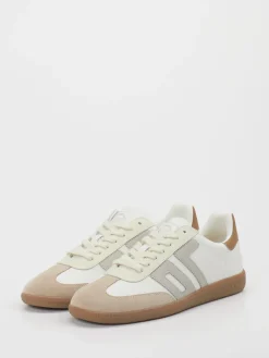 – Retro-Sneaker aus Kalbleder Offwhite*Back 70 Clearance