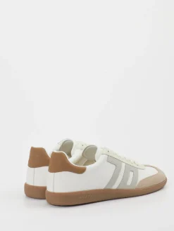 – Retro-Sneaker aus Kalbleder Offwhite*Back 70 Clearance