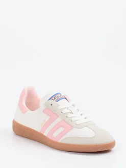 – Retro-Sneaker aus Leder in Offwhite*Back 70 Discount