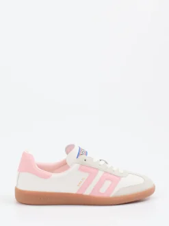 – Retro-Sneaker aus Leder in Offwhite*Back 70 Discount