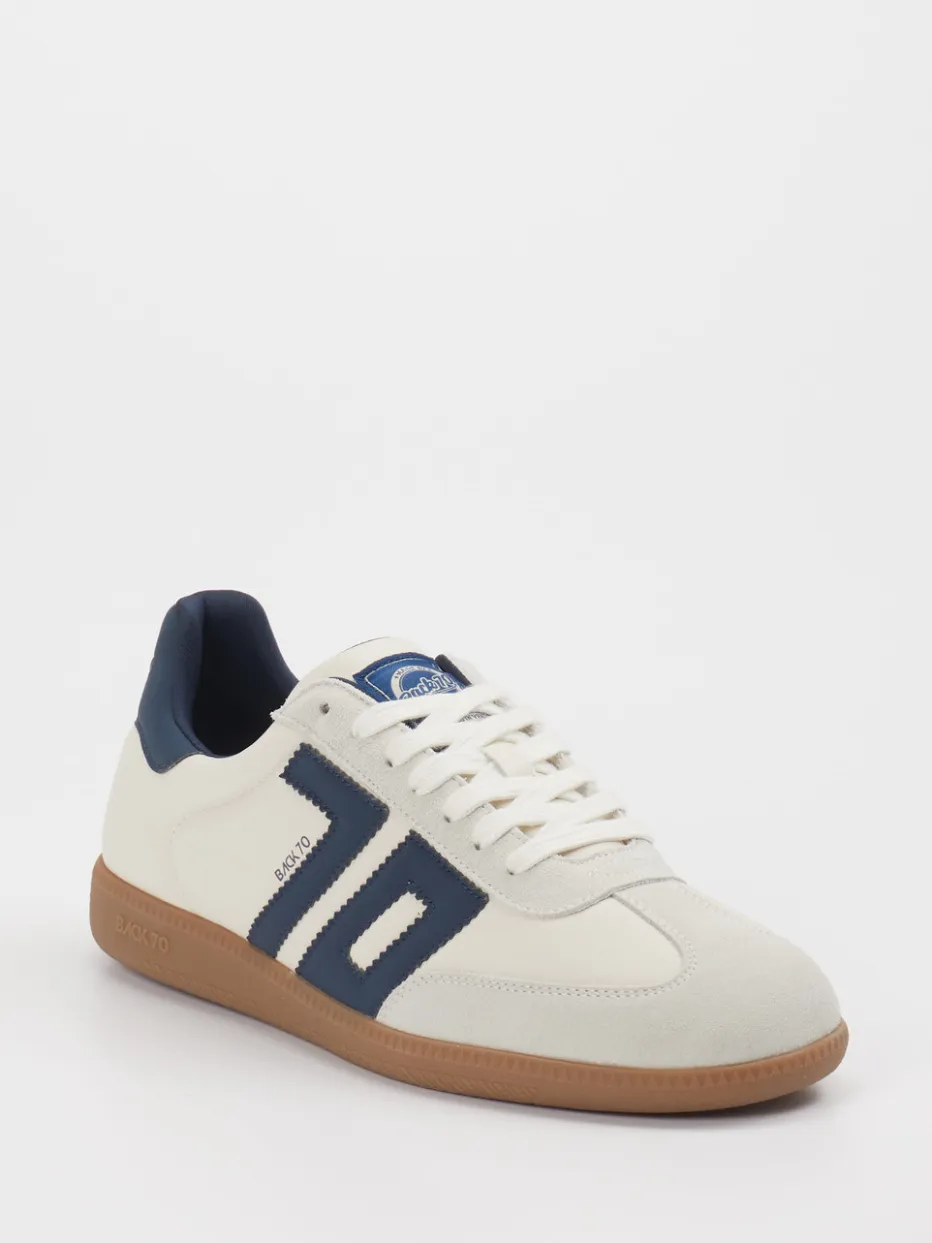 Herren Back 70 – Retro-Sneaker aus Lammleder Offwhite