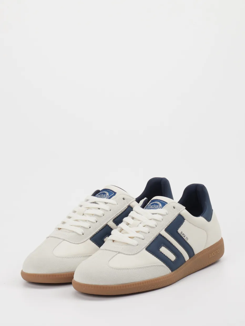 Herren Back 70 – Retro-Sneaker aus Lammleder Offwhite