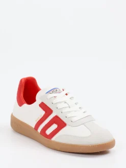 – Retro-Sneaker aus Leder in Offwhite*Back 70 Online