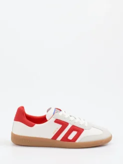 – Retro-Sneaker aus Leder in Offwhite*Back 70 Online