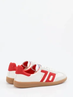 – Retro-Sneaker aus Leder in Offwhite*Back 70 Online