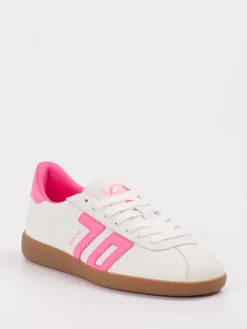 Damen Back 70 – Retro-Sneaker aus Leder in und Pink