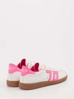 Damen Back 70 – Retro-Sneaker aus Leder in und Pink