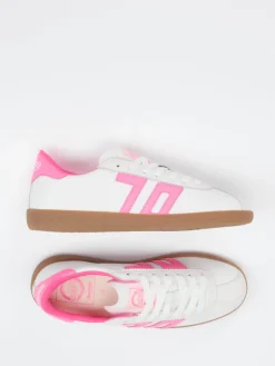 Damen Back 70 – Retro-Sneaker aus Leder in und Pink
