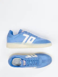 Damen Back 70 – Retro-Sneaker aus Lammleder Himmel