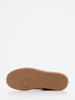 – Retro-Sneaker aus Leder in Olivgrün*Back 70 Sale