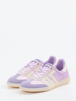 – Retro-Sneaker aus Nylon und Veloursleder Flieder*Back 70 Online