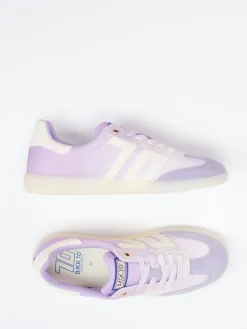 – Retro-Sneaker aus Nylon und Veloursleder Flieder*Back 70 Online