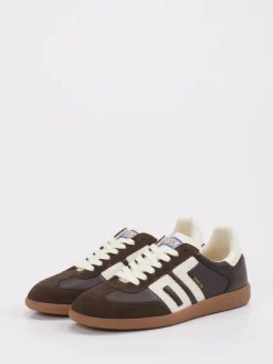 – Retro-Sneaker aus Velour/Leder*Back 70 Hot