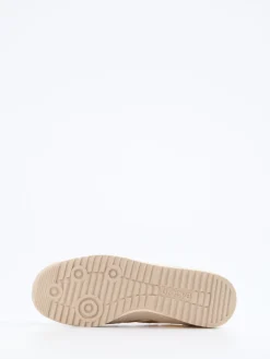 Damen Back 70 – Retro-Sneaker aus Veloursleder Beige