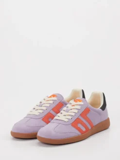 – Retro-Sneaker aus Veloursleder Flieder*Back 70 New