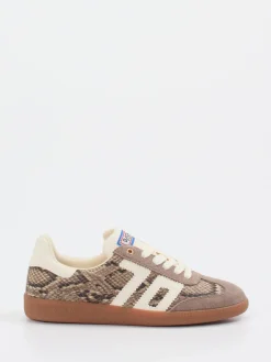 – Retro-Sneaker aus Veloursleder mit Schlangenmuster*Back 70 Sale