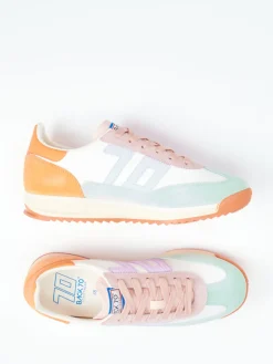 Damen Back 70 – Retro-Sneaker aus Veloursleder und Nylon