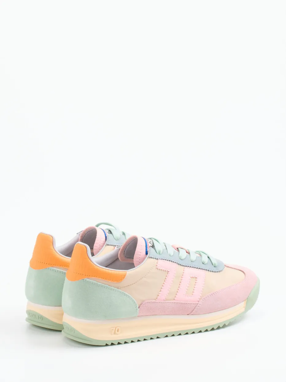 Damen Back 70 – Retro-Sneaker aus Veloursleder und Textil