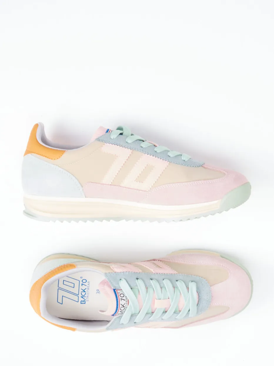 Damen Back 70 – Retro-Sneaker aus Veloursleder und Textil