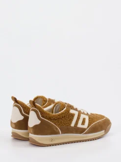 Damen Back 70 – Retro-Sneaker aus Veloursleder und Teddystoff