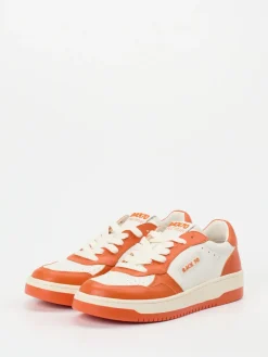 Damen Back 70 – Sneaker aus Glattleder Orangerot-