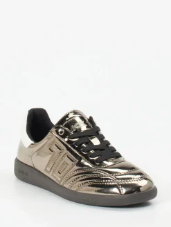– Sneaker aus Lackleder in Metallic-Bronze*Back 70 Discount