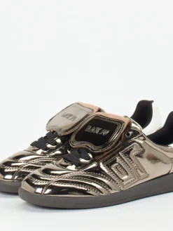 – Sneaker aus Lackleder in Metallic-Bronze*Back 70 Discount