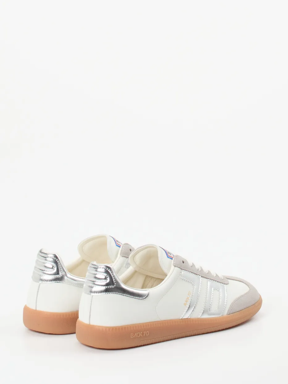 – Sneaker aus Leder mit Metallic-Details*Back 70 Discount