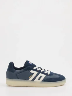 Herren Back 70 – Sneaker aus Velourleder und Leder Navy