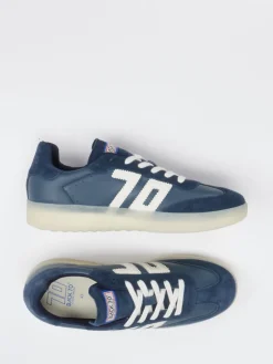 Herren Back 70 – Sneaker aus Velourleder und Leder Navy