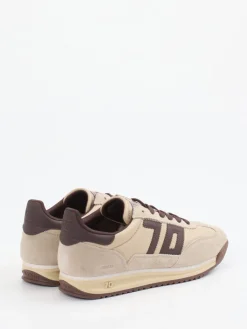 – Sneaker aus Veloursleder -braun*Back 70 Hot