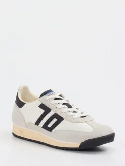 – Sneaker aus Veloursleder und Textil Offwhite*Back 70 Clearance