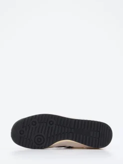 – Sneaker aus Veloursleder und Textil Offwhite*Back 70 Clearance