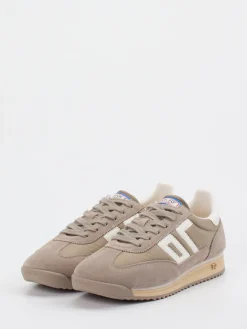 Herren Back 70 – Sneaker aus Veloursleder und Nylon taupe