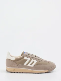 Herren Back 70 – Sneaker aus Veloursleder und Nylon taupe