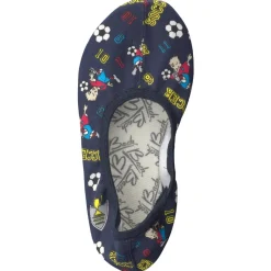 Kinder Beck – Gymnastikschläppchen aus Textil Dunkel