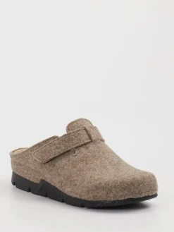 Damen Berkemann – Clogs aus Filz in Beige