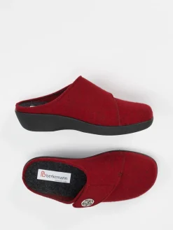 Damen Berkemann – Filzpantoffeln aus Filz Dunkel