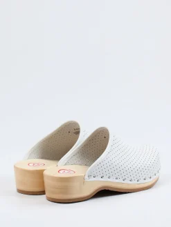 Damen Berkemann – Holzclogs aus Kalbleder grau