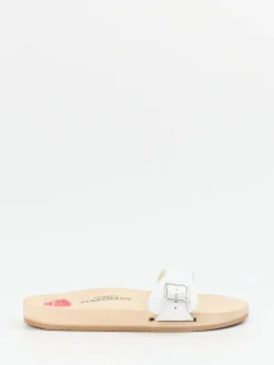 Damen Berkemann – Holz-Pantolette aus Kalbleder