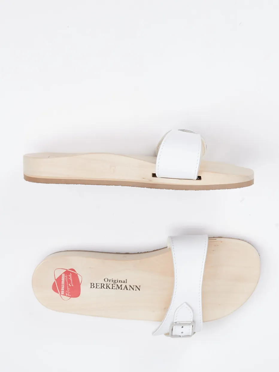 Damen Berkemann – Holz-Pantolette aus Kalbleder