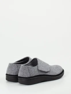 Herren Berkemann – Klett-Hausschuh aus Wollfilz hell