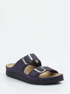 – Komfort-Pantolette aus Nubukleder dunkel*Berkemann Hot