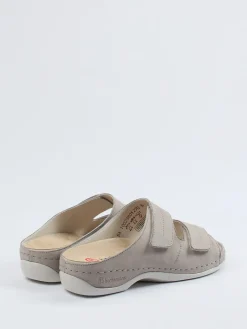 Damen Berkemann – Komfort-Pantolette aus Nubukleder helltaupe